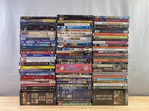 90 DVD Movie and TV Collection - Harry Potter, The Piano Guys, The Smurfs, Radio City Christmas, Cars, Spider-Man 3, The Matrix Revolutions, Rambo III, National Geographic  - Brand New&nbspC
