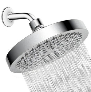 ATUPEN High-Pressure Rain Shower Head, Grey, 6, $30 Retail - Brand New