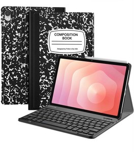 Fintie Keyboard Case for Samsung Galaxy Tab S11 5G, Composition Notebook Black, 11 - Brand New