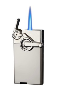 Windproof Cigarette Lighter with Torch Jet Flame, Rechargeable Mechanical Cool Lighter - Brand New
