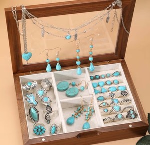 Retro Bohemian Style Turquoise Fashion Jewelry Set - Brand new