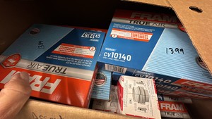 ASSORTED TOYOTA AND NISSAN FRAM AIR FILTERS