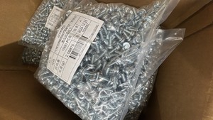2 boxes, 6000 little screws with washers per box