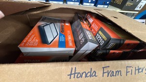 ASSORTED HONDA FRAM FILTERS