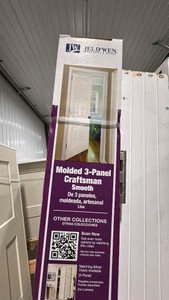 JELDWEN 3 PANEL DOOR, 28 X 80