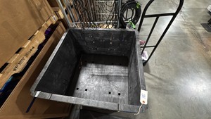 LARGE BLACK CRATE