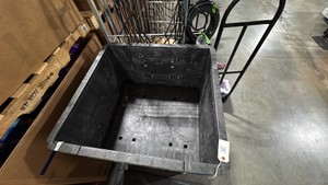LARGE BLACK CRATE