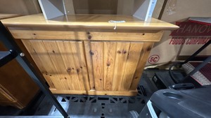 WOODRUSTIC TV STAND-USED