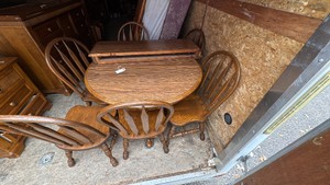 KITCHEN TABLE WITH CHAIRS-USED