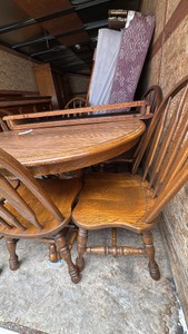 KITCHEN TABLE WITH CHAIRS-USED