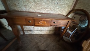 SMALL MAKE UP DESK WITH CHAIR-USED
