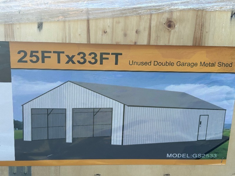 SDLANCH 25x33 Double Stall High End Carport (SDL2533FT)