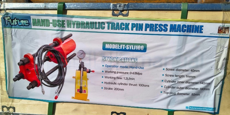 FUTURE Hydraulic Track Pin Press (FT-SYLJ100)