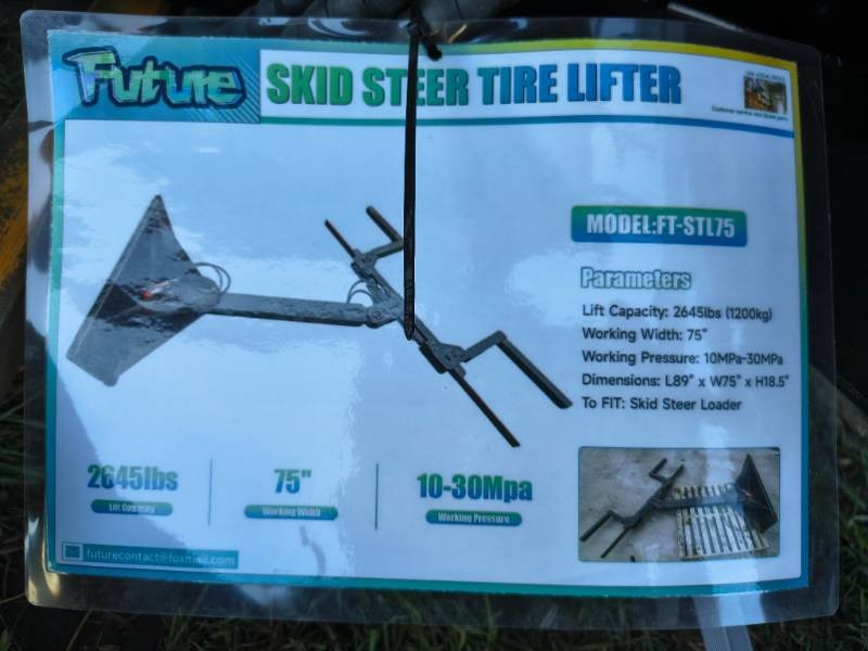 FUTURE Skid Steer Tire Lifter (FT-STL75)