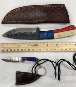 Fixed Blade and Pocket Knife.(MHS Cutlery Works)