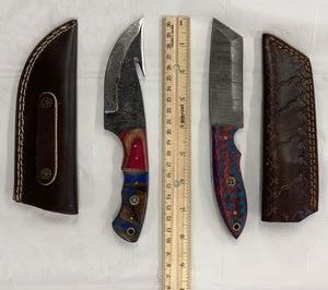 A pair of Fixed-blade Knives (MHS Cutlery Works)
