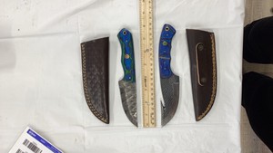 Gut Hook Skinning and a Hunting Knife.