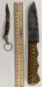 Fixed Blade and a Pocket Knife.