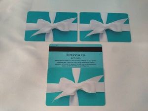 Tiffany Giftcards - Total Value $880