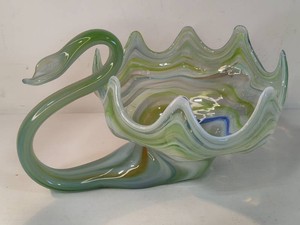 OzarkSooner Glass Swan