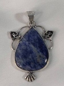925 Sterling wSoapstone Pendant