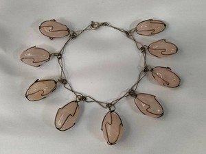 Caged Rose Quartz Bracelet