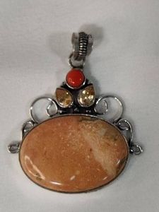 925 Sterling wAgate Pendant