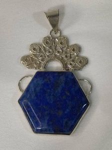 925 Sterling wStone Pendant