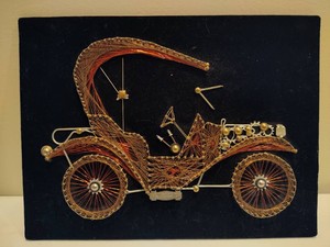 Wire Metal Car String Art
