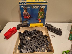 Marx Mechanical Wind Up Train Set