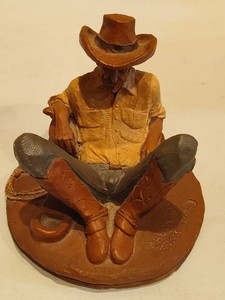 Tom Clark - Cairn Studios Chuck the Cowboy Statue
