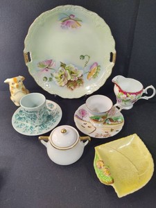 Leftons, Meito & Ucagoo China, Denmark Set & Cow Creamer