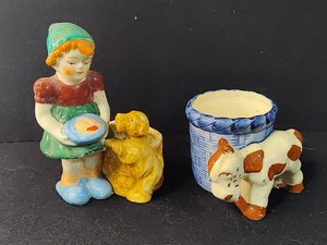 Two Small Vintage Planters