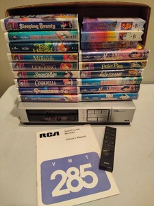 RCA VCR wRemote & Assortment of Disney Movies
