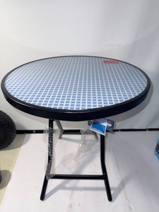 NEW  Blue & White Patio Table