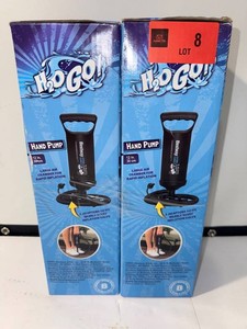 NEW Bestway H2OGO 12 in. Hand Pumps With 3 Adapters (Lot of 2)