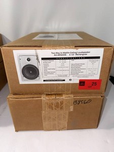 New AES AU-AES225S 6 12 In-Wall Speakers (Lot of 2)