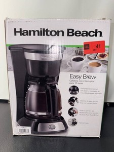 Hamilton Beach Easy Brew 12-Cup Coffee Maker 49633 - Open Box