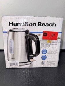 NEW Hamilton Beach 40852 Stainless Steel Kettle 1.2L 1500W