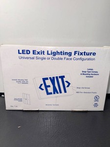 NEW LED Exit Lighting Fixture - Single or Double Face