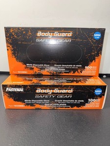 Body Guard Safety Gear 3 Mil Nitrile Gloves 100ct (Lot of 2)