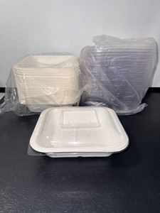 22 Oz Biodegradable Food Containers With Lids - Group