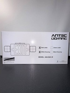 Antec Lighting AN-EX01-R LED Emergency Exit Sign