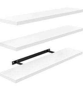 AMFS08 Three-Tier Floating Wall Shelf System