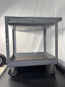 Heavy-Duty Metal Utility Cart 28 W x 20 D x 32 H