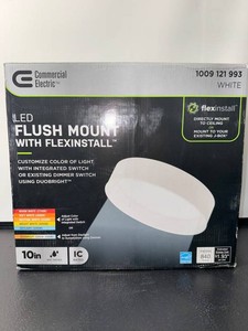 Commercial Electric 10in LED Flush Mount Light 1009 121 993