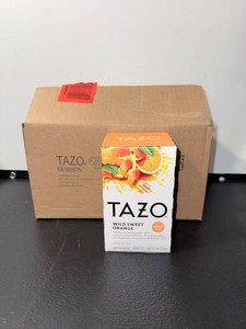 TAZO Wild Sweet Orange Herbal Tea 20-Bag Boxes (Lot of 6)