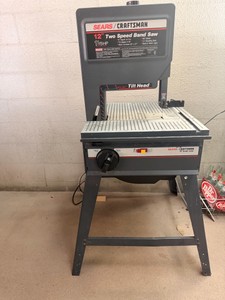 Sears Craftsman 12 Two-Speed Band Saw with Stand  Tilt Head