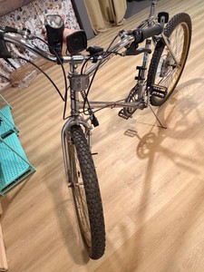 Vintage Chrome Bicycle  Bike  Cruiser Style with Accessories