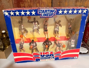 Vintage 1992 Kenner Starting Lineup USA Basketball Dream Team 10-Figure Collectors Set  Michael Jordan, Magic Johnson, Larry Bird &amp More